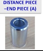 Front Hub — Distance Piece End Piece A